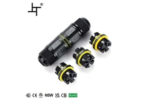 IP68 Nylon PA66 High-quality Waterproof Cable Connector M20 Waterproof Straight Wire to Wire Connector for Outdoor Lighting