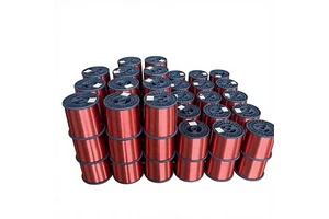 High Temperature Resistant Solid Round Industrial Auto Power Electrical Wires Enameled Aluminum 300V Class 200 Certification