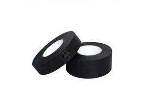 Black Flame-Retardant Velvet Fleece Automotive Wire Harness High-Temperature Resistant Insulating Tape Wear-Resistant Adhesive
