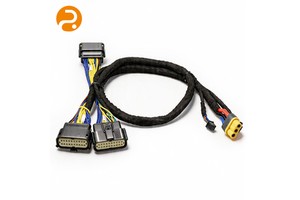 Custom EV Automotive Multi-Pin Wiring Harness | High Temperature Resistant PVC Insulated IP67 Waterproof Oxygen-Free Copper
