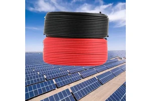 LSZH XLPO Approved UV Resistant Cross-linked Polyethylene Double Insulated 4mm 6mm 10mm Pv1f Solar Cable
