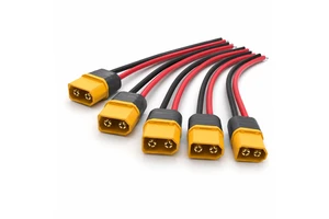 High Temperature 10 12 14 16 AWG Silicone Sheath XT60 Female to XT30 Male Connector Adapter Wire Harness for Automobile Use