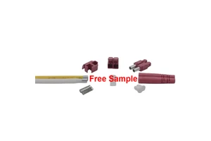ZIFONIC LC 2.0mm Duplex Multimode OM3 Connector and Pigtail for Optical Fiber and Fiber Optic Cable Internet System