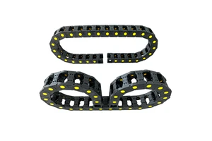 High Strength Customizable Nylon Flexible Cable Drag Chain Carrier Machine Tool High-speed Moving Protection Cable Guide Chain