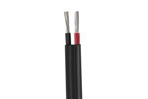 HIMNO Solar Cable PV1-F PE Insulation Tinned Copper 2mm2 4mm2 6mm2 Black Red 10kV 50A for Solar Power Station