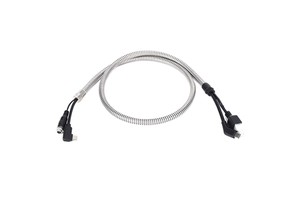 SST Aircraft Stainless Steel Wire Protection Security Embedded Flexible Phone Shower Conduit Wire Harness Armored Cord Cable