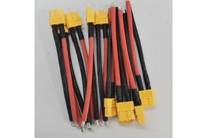 Extra Soft Silicone Wire AWG12 High Temperature Resistant XT60 Connector Cable Lithium Battery Terminal Wiring Harness Connector