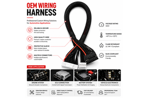 Professional OEM 16 Pin 10 Pin 5 Pin Braided Mesh Wire Harness Cable Assembly Internal Electronic Cable For Equipment
