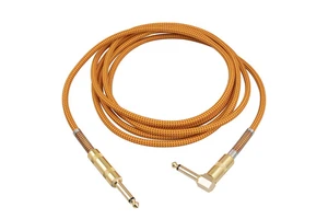 Wholesale Customized 6.35mm Nylon Guitar Audio Cable for Bass and Camera Use with Bare Copper Conductor and Custom Logo