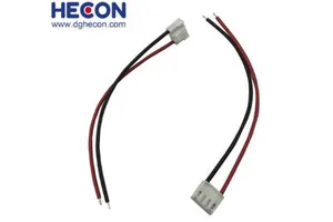 VH3.96mm 2P Connector To Stripped Tinned Wire Harness Cable 24AWG For Electronics.