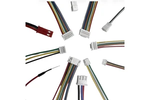 JST 1.25 2.0 Pitch Custom 2 3 4 5 6 Pin Plug Connector Custom Length Wire Harness.
