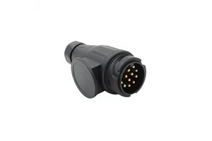 European Car 13 Hole Plug Trailer Adapter Truck Interface RV Power Cord Socket Connector