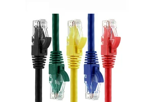 Low Price RJ45 Connector Cat 6 PVC Jacket Copper Cable Cat 6 Cat6a UTP Patch Cord Network Cable