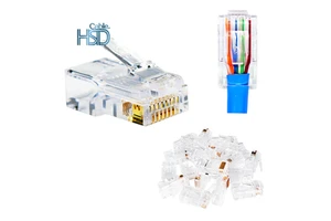 Best Price Ethernet RJ11 RJ45 Connectors Price Cat5 Cat6 Cat6A Cat7 Cat 7 Shielded UTP Plug RJ45 Connector