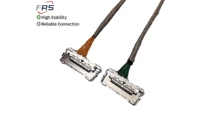 Stable Connection 20 Pin Micro Coaxial PVC LVDS Cable Assembly for Industrial Control Panel Durable Anti-Interference