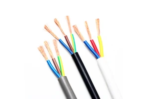 3Core RVV Power Cable XLPE 0.5mm-2.5mm Sq 20awg-22awg Strands Bare Copper PVC Sheathed for Construction Marine Mining Railway