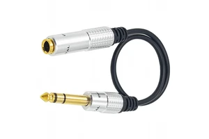 OEM Gold Plated High Quality 6.3mm FEMALE-6.3mm MALE Audio Cable Guitar Instrument Cable for Microphone Guitar Projector