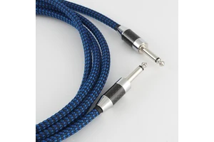 6.5mm Audio Cable for Audio Mixers, Amplifiers, and Guitars; 6.35mm (1/4-inch) Dual-Conductor Mono Cable for Recording