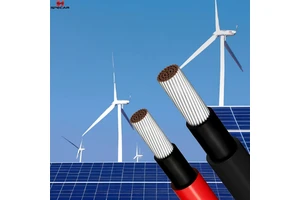 H1Z2Z2-K Tin-plated Copper 6 AWG Solar Photovoltaic Cable IP67 Rated 0.6/1kV Voltage -40~+90 Temperature Range