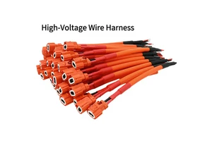 2-Core High-Voltage Wire Harness EV Battery 1000VDC TE YHVA280 4mm IP6K9K PVC Flame Retardant Electric Vehicle HV Cable