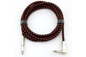24awg Instrument 6.35mm 1/4' Electric Guitar Cable,male to Male Audio Cable for Guitar,Cable De Guitare Amplifier Audio Cord