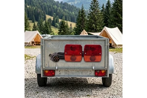 12V Trailer Accessory Kit Tail Lights Brake Stop Turn Running License Lights with 7.5M Cable and 7 Pin Trailer Plug Auto Parts
