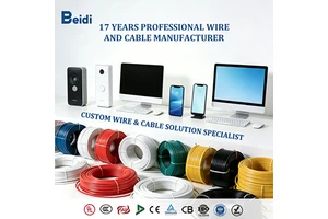 BEIDI UL2586 PVC Insulated Copper Electrical Wire with 2.5mm Specification for House Wiring and Building Construction Projects
