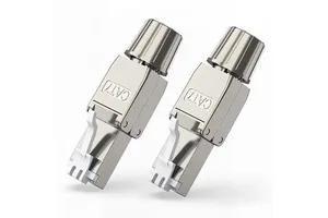ZOERAX Tool-Free Cat7 RJ45 Modular Plug Quick Field Installation Connector