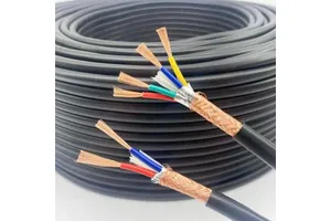 Anti-Interference Pure Copper Solid PVC Shielded Aluminum Foil Copper Jacket Control Cable RVVP for Automation Audio Systems