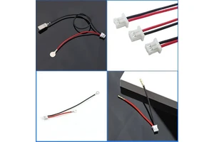 XH 1.0/1.25/1.5/2.0/2.54 Male Female Automotive Wire Harness Terminal Connection Line PVC Insulated Red Black Docking Copper