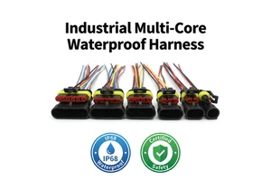 Custom Professional Grade Heavy-Duty Automotive Harness Multi-Pin Design IATF 16949 Wiring Loom PBT/PTFE for Excavator Computer