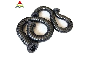Round Multi-axis Cable Carriers for Robotics or Automation