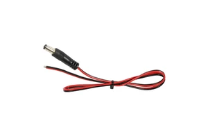 DC 5.5*2.1mm Male Plug Connector Power Cable Black Red Parallel Wire for CCTV