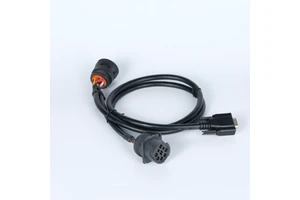Custom Black Automotive Truck Wiring Harness Deutsch 9 Pin Male to Female J1939 Plug HD16-9-1939S Cable Assembly