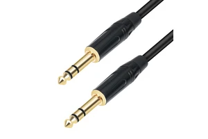 6.35mm Audio Jack to Jack Cable for Electric Guitar PVC Jacket with 1080p Resolution and Braid Shielding