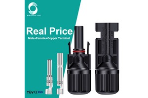 WSPVCC CE IP67 Waterproof 2.5mm2 4mm2 6mm2 30a 1000v PV DC Solar Panel Cable Solar Connector For Solar Photovoltaic System