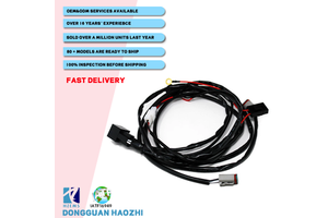 Customized Waterproof Wiring Harness Complete Kit with X1-4L40E Connector for Motorcycle Car Truck Bus China Wire Harness