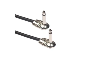 Guitar Patch Cables Guitar Pedal Cables with Metal Right Angle Plug Premium Pedals Board Patch Cable for Amp/Amplifier/Mixer