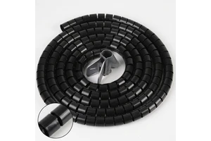 Spiral Wrapping Band Cable Management Sleeve PE Wire Hide Tube for Home Office PC Gaming Setup Anti Chew Guard Model