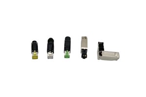 Factory Shipped 4Pin Straight 90° Network Cable Male Rj45 Connector Waterproof Metal Ethernet Connectors