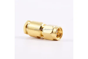 Gold Plated 50Ohm Male RF Coaxial Connector Straight Plug CLAMP TYPE RG58 RG142 CABLE Articulating Connector Connectors