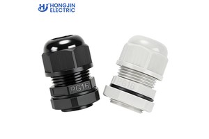 Direct Factory Supply Best-selling PG16 Nylon Cable Waterproof Connectors IP69 Low Voltage Black White Customizable Colors