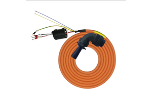 R88A-CA1B003BF Solid PVC Insulated for Servo Line Motor Harness Cable 1S Series High Flexible Drag Chain Power Line with Brake
