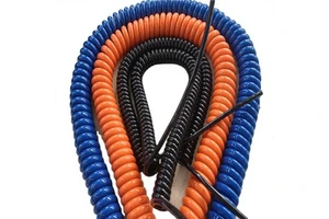 KM Cable RUVT3*1.0 2Coer 3Coer 4C5C6C7C Copper PVC Spiral Power Cables with PU Jacket -40 +85 Power Station