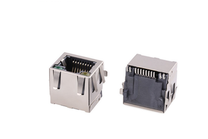8P8C Surface Mount RJ 45 SMT Connector with Fragment Ethernet for PCB Jack Connector