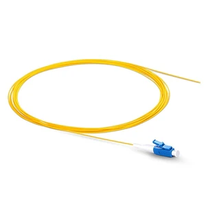 LC/UPC Bare Fiber Optic Pigtail Singlemode G652D 0.9mm LSZH Jacket Custom Length DAMU for FTTH/FTTB/FTTX Networks Splice Closure