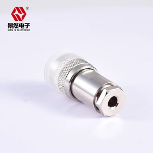 Nickel Plated LMR195 RG58 Coaxial Cable UHF SO239 Male Plug Straight Brass Clamp RF Solder Welding Copper Contact Connectors
