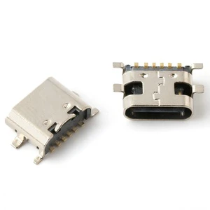 USB Type-C connector female 6P c-type connector usb type c socket smt usb-c usb c female connector