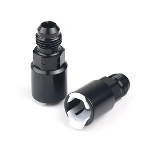 New AN6 Male to 5/16 3/8 Quick-Disconnect Female Push-On Aluminium EFI Fitting Automotive Supply Fuel Line Adapter Connector