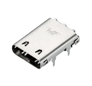 632723300011 USB 3.1 Type C Connector 24-Pin SMD/SMT Gold-Plated Brass